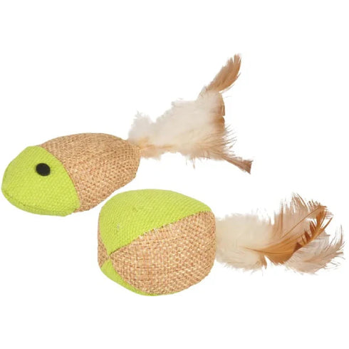 Jucarie pentru pisici Flamingo Minge si peste 2buc